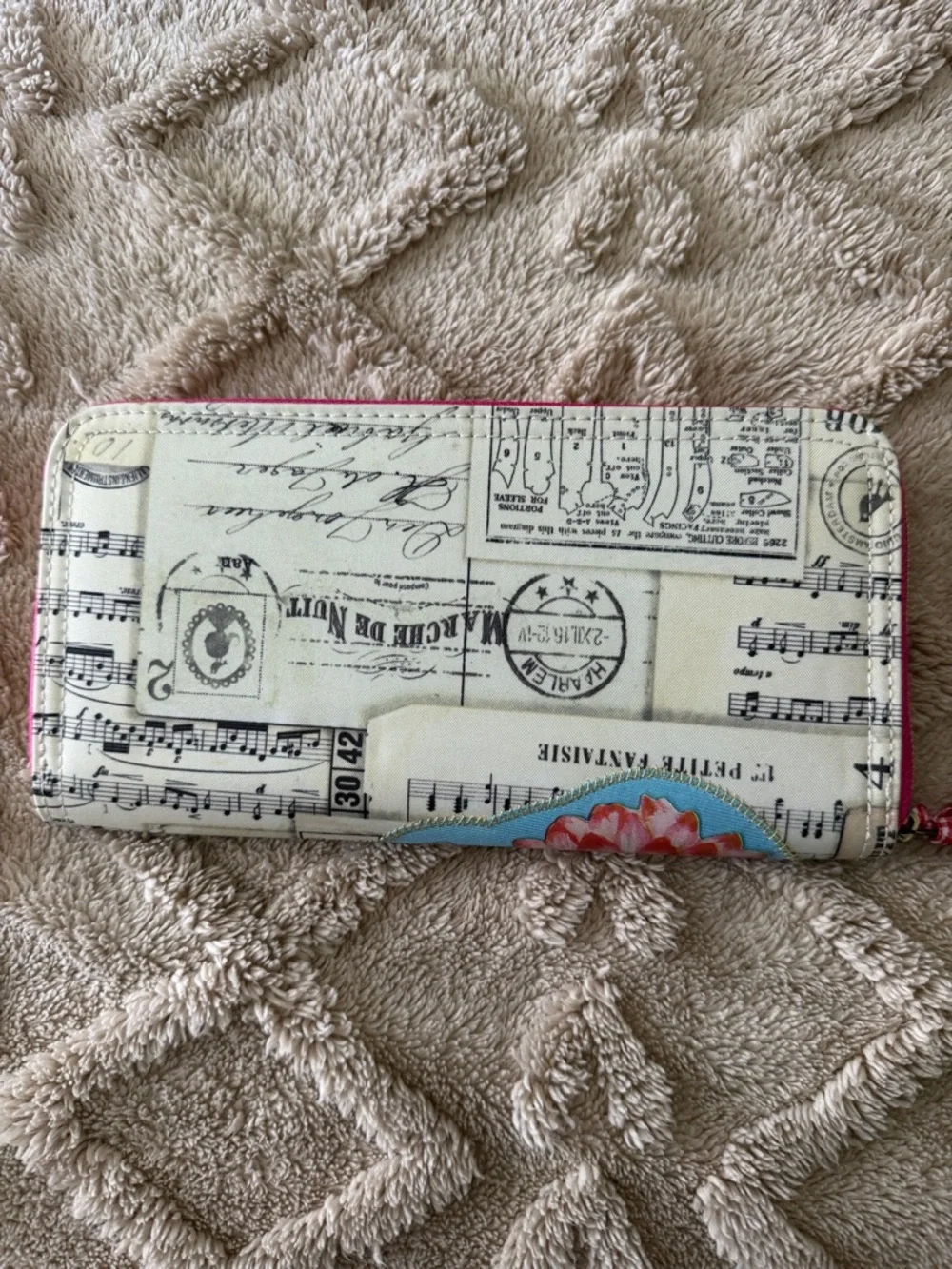 Pip Studio Floral & Bird Zip Wallet in Multi - Picture 3 of 6